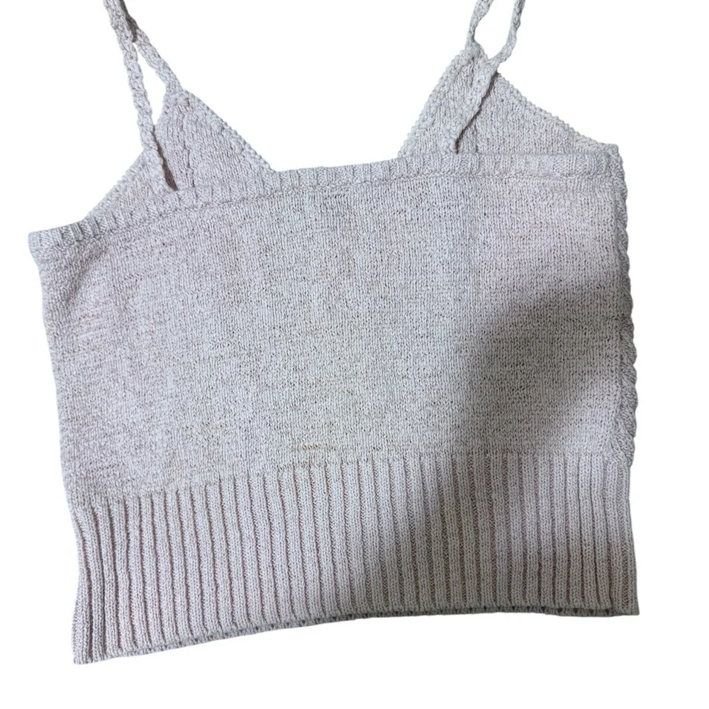 J. Crew Pale Pink Chunky Knit Sweater